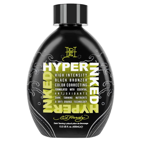 Loción Bronceadora Ed Hardy Hyper Inked Black Bronzer
