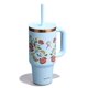 thumbnail image 2 of Vaso térmico de viaje Hydro Flask de 32 oz, azul floral, 2 of 8