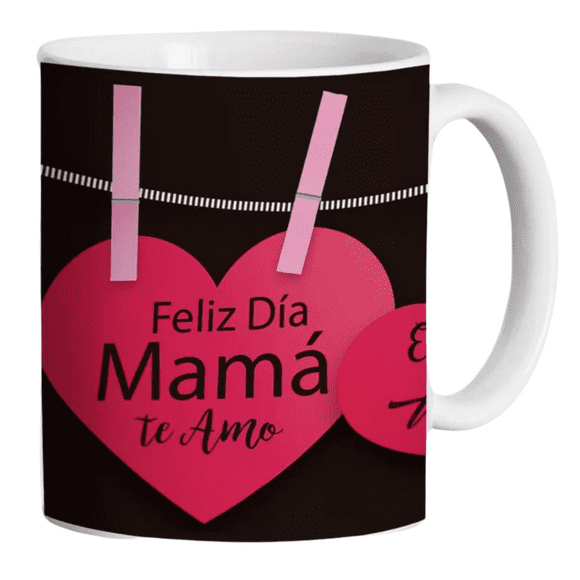 Tazón Taza Sublimada Día De La Madre Yo Te Amo Mamá Cod:231