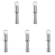 thumbnail image 1 of 5 Piezas De Tapones De Extremo De Varilla De Aluminio Accesorios De Repuesto De Poste De Tienda Para 7,9 Mm, 1 of 3