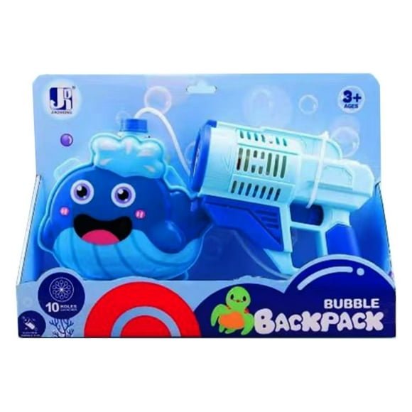 Juguete Lanza Agua Con Mochila Ballena Azul Infantil
