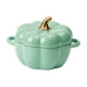 thumbnail image 4 of Cuenco para sopa con forma de calabaza, cazuela, bonito utensilio de cocina con asa y tapa para fiestas, Acción de Gracias, hogar, decoración de otoño Verde, 4 of 5