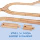 thumbnail image 4 of Juego de 58 piezas Train Tracks WoodenEDU con expansión 100% compatible, 4 of 7