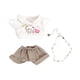thumbnail image 2 of 3 Piezas De Accesorios Para Muñecas, Camiseta Y Pantalones, Collar Para Muñecas De 17 Cm, Muñecas De Niño, Disfraces, 2 of 3