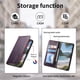thumbnail image 4 of FOXDOCK Funda para Samsung Galaxy S26 Edge: Cierre magnético, soporte ajustable, ranuras para tarjetas y correa integrada-Púrpura, 4 of 6