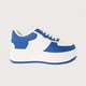 thumbnail image 4 of Zapatilla Plataforma Blanco/Azul Vía Franca, 4 of 5