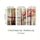 thumbnail image 3 of 3pcs, Red Maple Leaves Canvas Painting, Modern Landscape Oil Painting Wall Art Decor, Canvas Wall Art Decor,Tree Forest, Wall Picture For Living Room Wall Decor, No Frame, 3 of 3