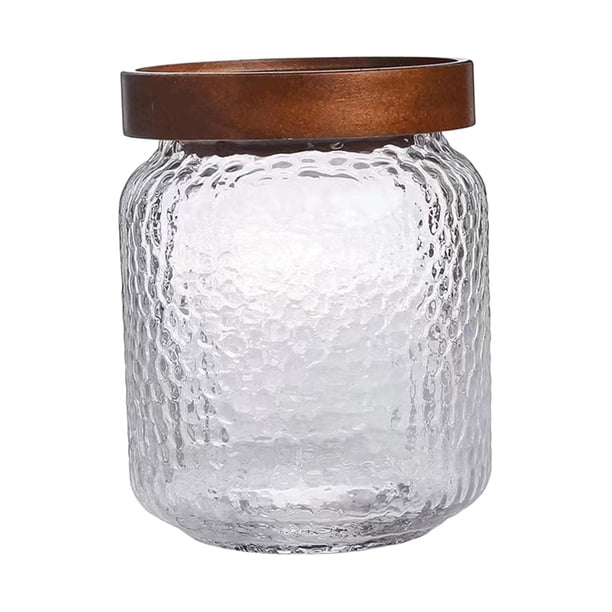 Tarro De Almacenamiento Hermético Tarro De Galletas Con Tapa Contenedor De Vidrio Para Cocina Casera 500ml
