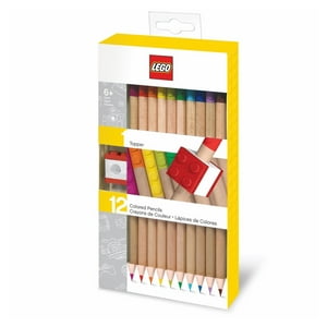Lápices De Colores Lego Con Topper, Paquete De 12 Santoki