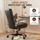 thumbnail image 5 of Silla de Oficina GTPLAYER de Cuero con Reposabrazos Abatibles y Diseño Ergonómico, 5 of 8