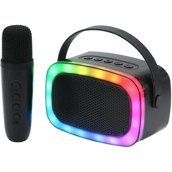 Altavoz Bluetooth Karaoke IQ Sound IQ-908K con micrófono negro