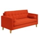 thumbnail image 2 of Sofa Retro 3C Felpa 04 Naranja, 2 of 6