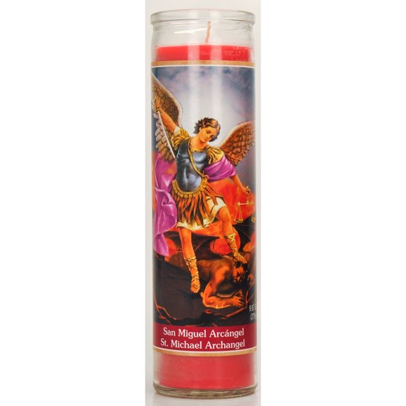Vela Religiosa Prayer Candle Company San Miguel 8 in Roja