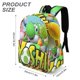thumbnail image 3 of Yoshi-theme Backpack, Campus style schoolbag Bookbag with Adjustable Shoulder Straps And Large Zip Compartment, Unisex Travel Bags.42x30x15cm, 3 of 6