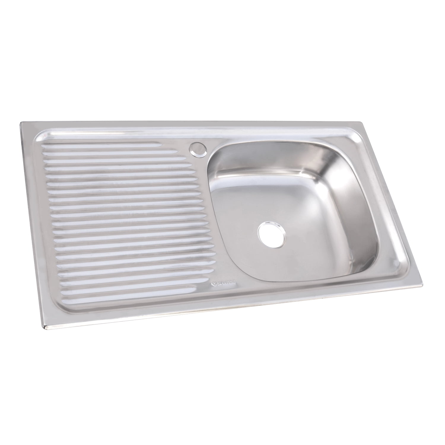 Splendid - Lavaplatos 800x435 Con Rebalse Empotrar Izquierdo