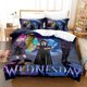 thumbnail image 1 of Wednesday Movie Series Home Textile Bedding Three-Piece Set, 1 of 5
