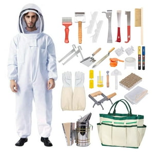 Kit De Herramientas Apicultura Honey Lake 31 Piezas Con Traje De Abeja Xl