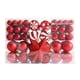 thumbnail image 3 of Bolas De Navidad Colgantes Bolas De Decoración Colgante Para Exteriores 101pcs Rojo, 3 of 5