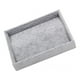 thumbnail image 2 of Caja De Bandeja De Exhibición De Joyería Apilable De Terciopelo Gris Para La Bandeja Del Collar De Joyería, 2 of 3
