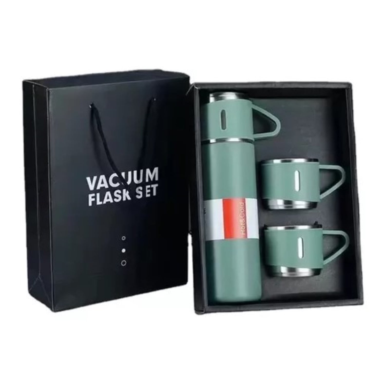 Citohome - Termo Individual 500 Ml Botella Termo Para Comida Termo Mat Color Verde