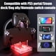thumbnail image 5 of Soporte multiusos para auriculares y mandos con luces RGB, organizador de escritorio 2 en 1 compatible con mandos Xbox/PS5/Switch PRO, auriculares para juegos Accesorios-Soporte RGB, 5 of 7