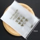 thumbnail image 2 of Envoltorios de caramelos, 10 x 13,5 (200 unidades), envoltorio de celofán para caramelo de turrón, precortado, antiadherente, transparente., 2 of 5