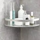 thumbnail image 1 of 1pc Bathroom Storage Rack, Free Punch Bathroom Storage Rack, Triangular Toilet Wall Mounted Kitchen Storage Rack, 1 of 3