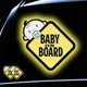 thumbnail image 1 of Sticker para auto “Bebé a bordo” TIPSANGGO, 2 unidades, 5,1 x 5,1 pulgadas, 1 of 3