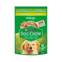 Sobres De Alimento Húmedo Dog Chow Cachorro Pollo 15 Un.
