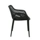 thumbnail image 5 of Silla Terraza Plástica Qatar Negra, 5 of 6
