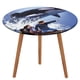 thumbnail image 1 of Free Willy-theme Fitted Round Tablecloths Elastic Edged Table Covers Waterproof Table Cloth for Kitchen Holiday Party Tables Decor 120cm, 1 of 6