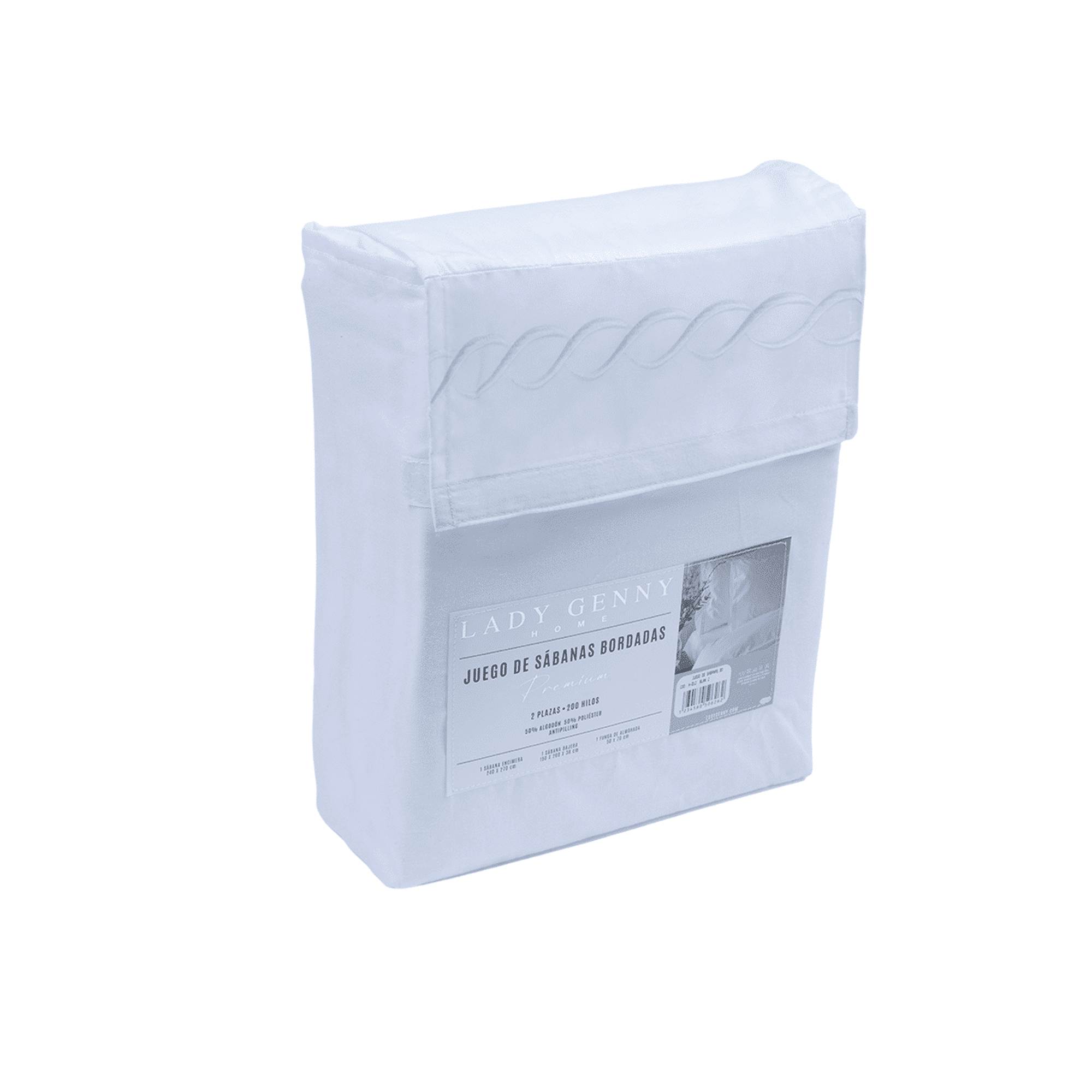 Juego De Sabanas Bordadas Super King Lady Genny