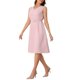 thumbnail image 4 of INSPIRE CHIC Vestido sin mangas de línea A profesional para mujeres S Rosa, 4 of 6
