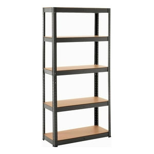 Yep - Estante Metálico Armable 180X90X40 Armado Facil Sin Pernos Negro