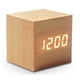thumbnail image 1 of Reloj Digital Despertador LED Estilo Bloque Madera Tecnolab, 1 of 3