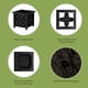 thumbnail image 4 of Caja para plantas 2 piezas Pure Garden 38 x 38 x 33 cm negra, 4 of 7