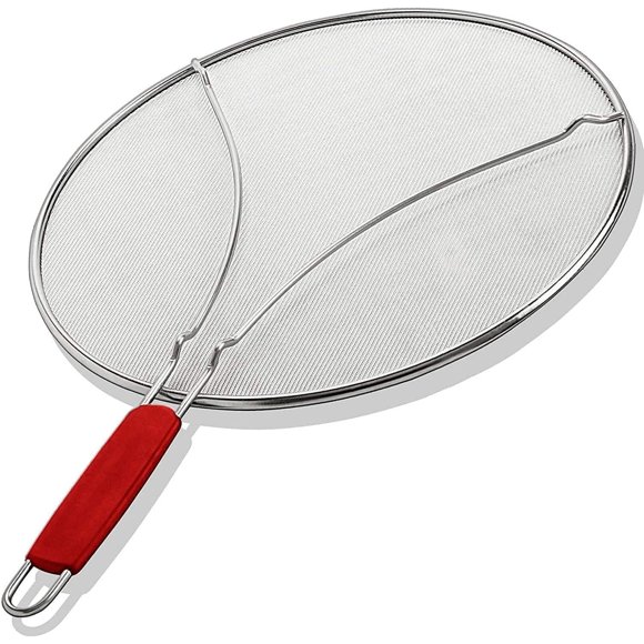 Protector anti salpicaduras ALPHA LIVING 33 cm con asa roja