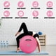 thumbnail image 3 of Rodillo de aire para gimnasia Triclicks 100 x 60 cm rosa de PVC, 3 of 7