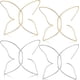 thumbnail image 1 of 2 pares de pendientes grandes de mariposa, delicados pendientes de mariposa dorados grandes y huecos, pendientes de aro de mariposa de metal plateado, pendientes bohemios colgantes de playa, pendiente, 1 of 7