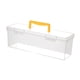 thumbnail image 5 of Caja de herramientas transparente con asa, estuche de transporte portátil, organizador de almacenamiento para herramientas de reparación, hardware, vi Amarillo 358 x 12 x 108 cm, 5 of 5