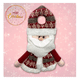 thumbnail image 1 of Adorno Colgante De Papel De Papa Noel Para Puerta Navidad 2025, 1 of 5