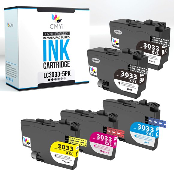 Cartucho de tinta CMYi LC3033 Pack de 5 unidades para Brother MFC-J805DW
