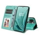 thumbnail image 4 of Funda tipo cartera FOXDOCK para OnePlus Nord 3 , diseño girasol en relieve, cuero PU, cierre magnético, soporte y tarjetero, 4 of 5