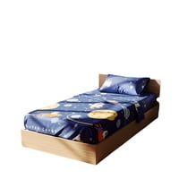 Genérico - Juego De Sabana Infantil De 100 Hilos 1 Plaza D4