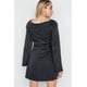 thumbnail image 2 of Vestido Liso con Cuello Recto y Lazo Delantero, 2 of 5