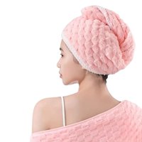 Genérico - Pack 4 Turbante Gorro De Ducha Para Secar Cabello Microfibra