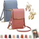 thumbnail image 1 of Bolso bandolera mujer pantalla táctil cuero RFID cartera cruzada antirrobo correa hombro, 1 of 7