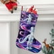 thumbnail image 2 of Freezer Tema: Calcetines de Navidad, fino lino blanco para colgar en escaleras y chimenea, decoración navideña para el hogar, regalo de Navidad.54cm×38cm, 2 of 5