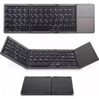 Genérico - Mini Teclado Plegable Bluetooth Con Trackpad