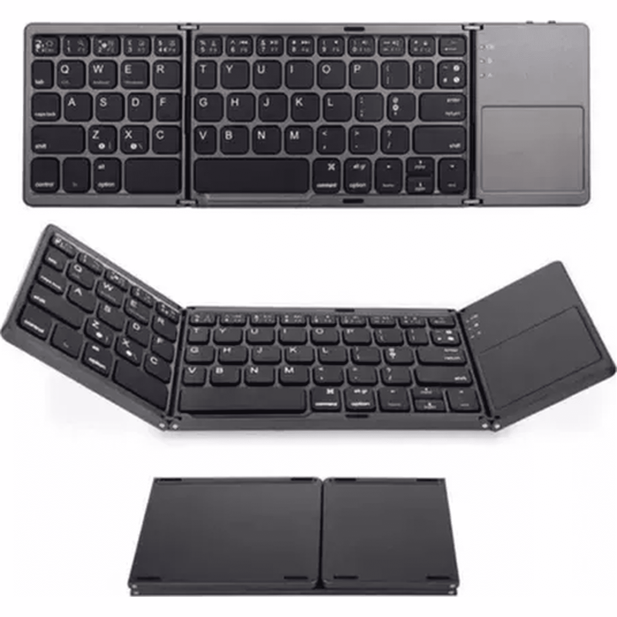 Genérico - Mini Teclado Plegable Bluetooth Con Trackpad